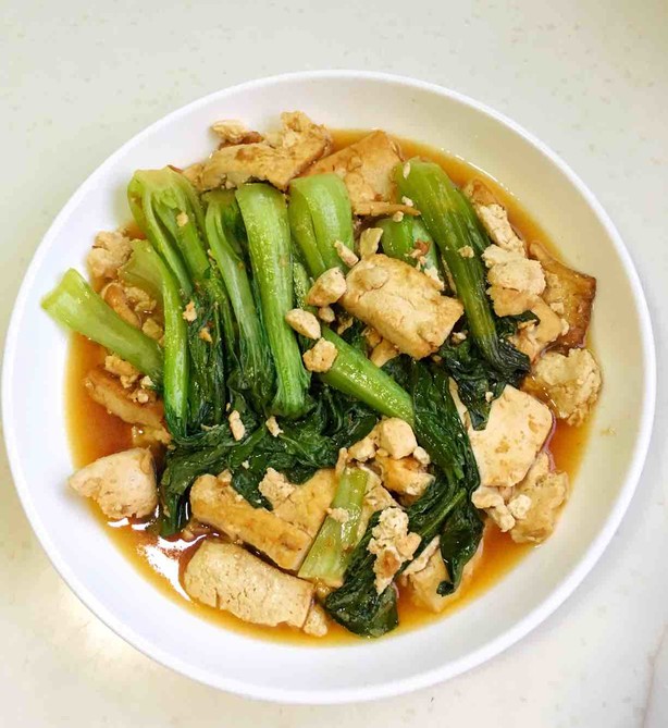 油菜炖豆腐