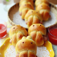 萌兔面包可爱的小面包