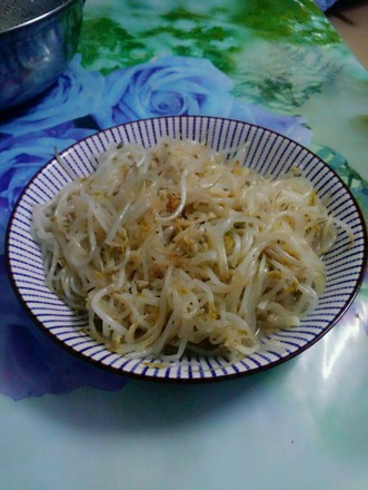 虾米炒绿豆芽的做法