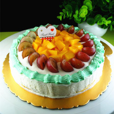 水果彩虹生日蛋糕