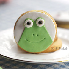 小青蛙翻糖饼干