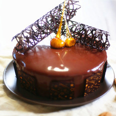 巧克力镜面慕斯蛋糕