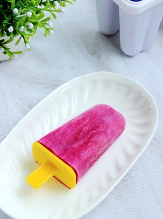 火龙果酸奶冰棒的做法_家常火龙果酸奶冰棒的