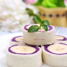 紫薯土司卷 宝宝健康食谱