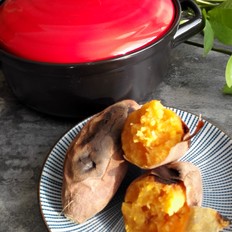 砂锅烤红薯