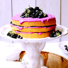 紫薯酸奶裸蛋糕