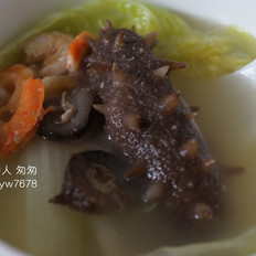 海参白菜汤——海参的家常做法