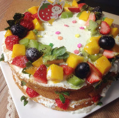 花环水果蛋糕