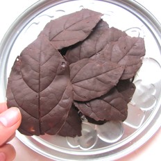巧克力树叶的制作