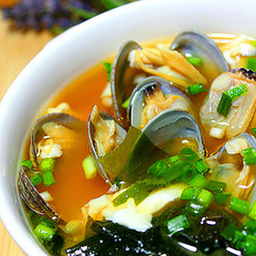 蛤蜊豆腐味噌汤