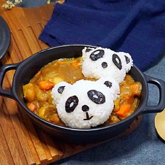 熊猫牛肉咖喱饭