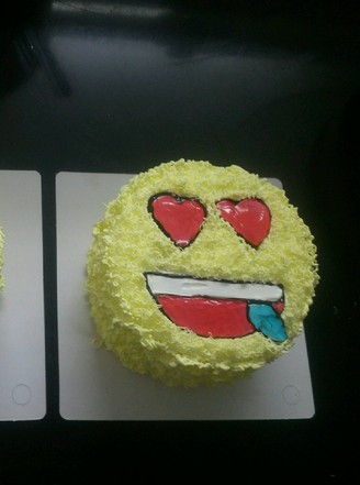 qq表情小蛋糕的做法