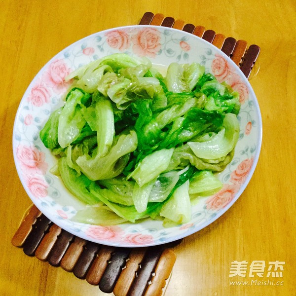 清炒西生菜