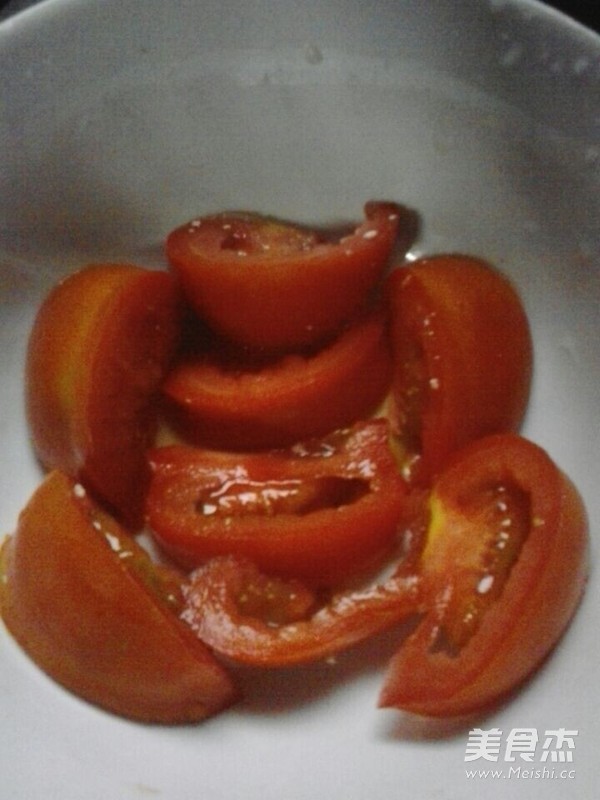 茄丁番茄鸡蛋捞面的做法图解