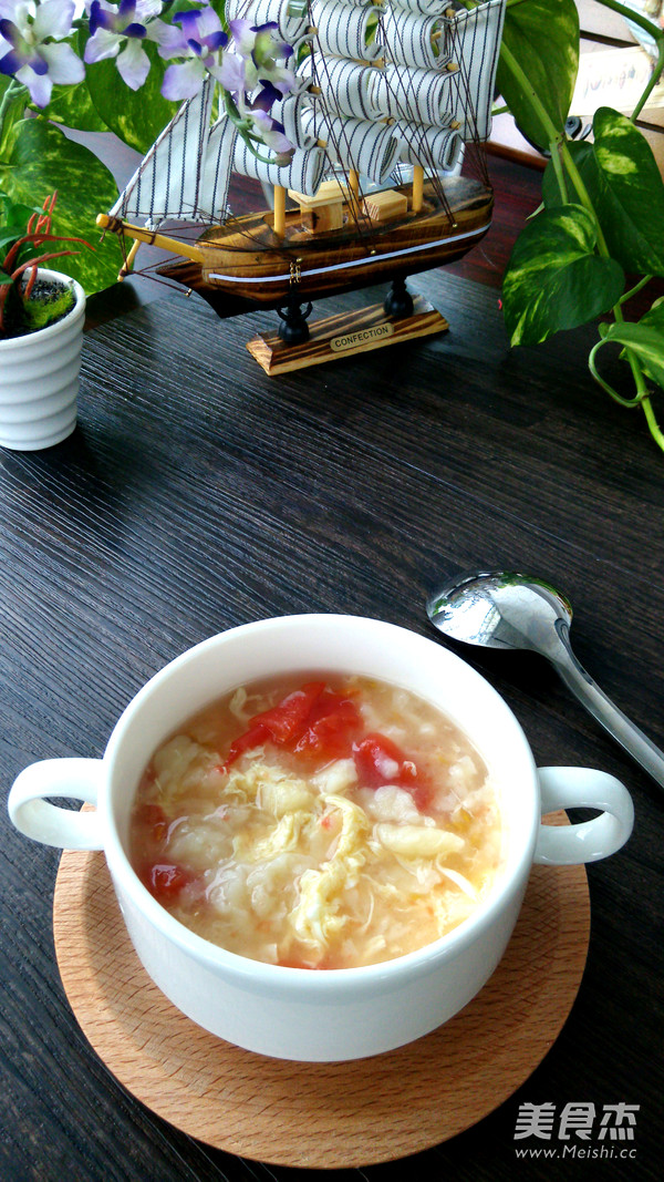 东北西红柿鸡蛋疙瘩汤的做法_家常东北西红柿