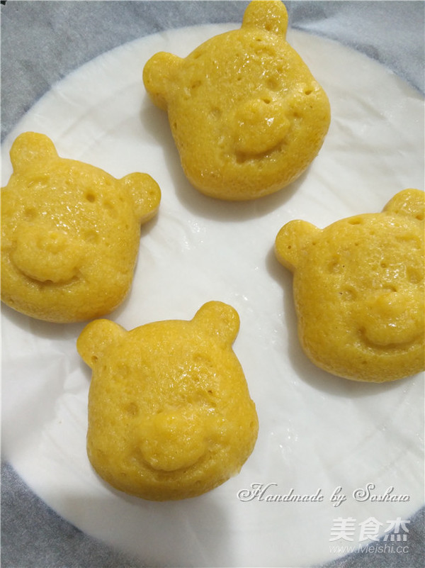 小熊造型米粉蒸糕（无糖宝宝辅食）