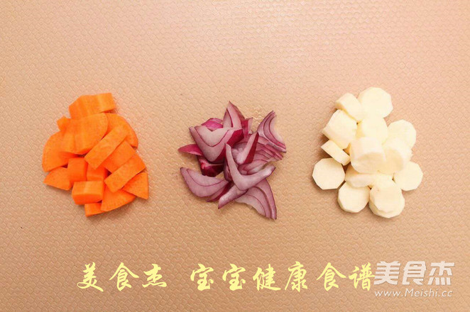 香菇胡萝卜鸡肉丸子 宝宝健康食谱的做法【步