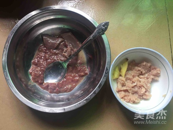 猪肝瘦肉粥(婴儿辅食)的做法
