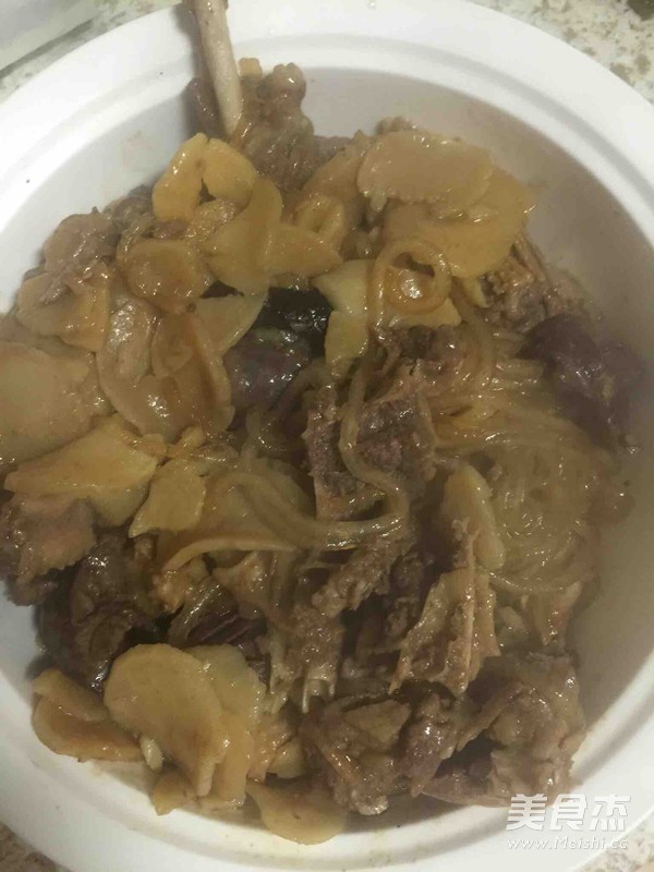 东北大鹅炖土豆干粉条