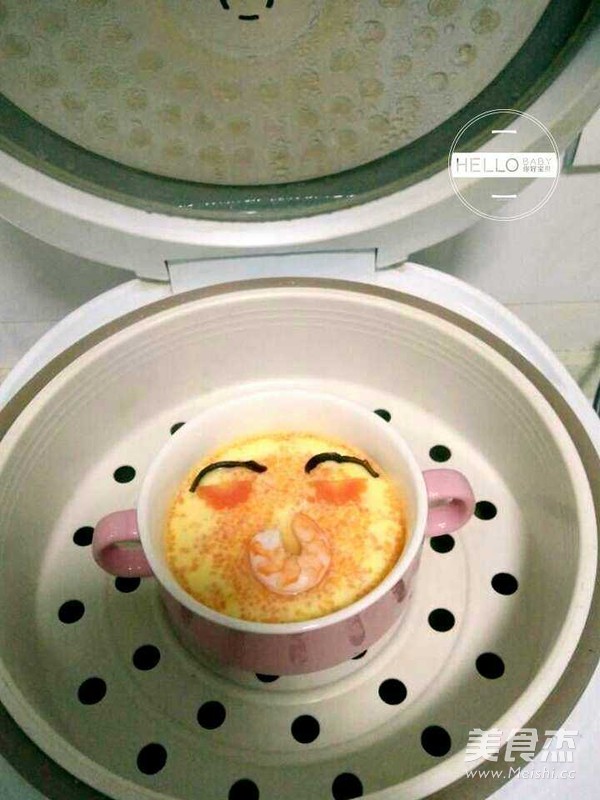 #1-2岁孩子早餐篇#红萝卜虾仁焗蛋的做法_家