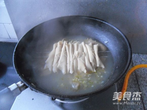 鸡汤豆腐串的做法