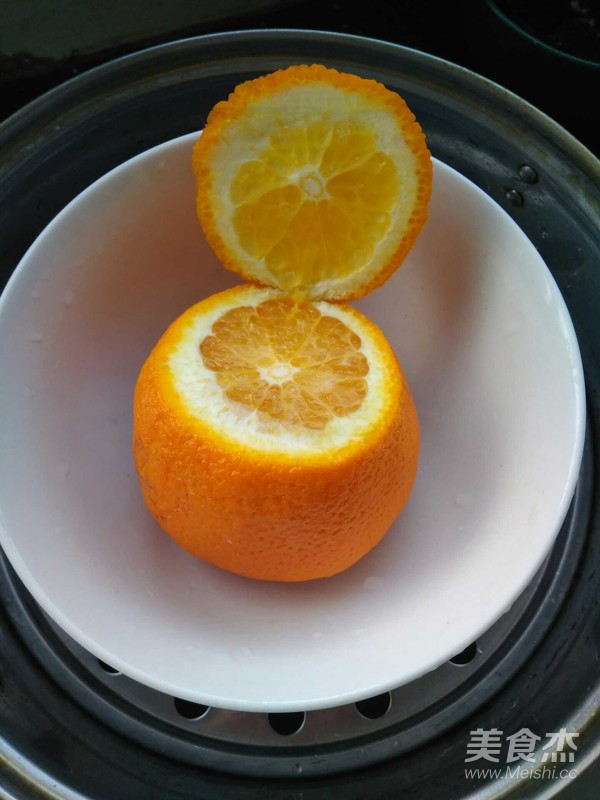 蒸盐橙~止咳化痰小偏方的做法